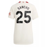 Dámy Fotbalový dres Manchester United Jadon Sancho #25 2023-24 Třetí Krátký Rukáv